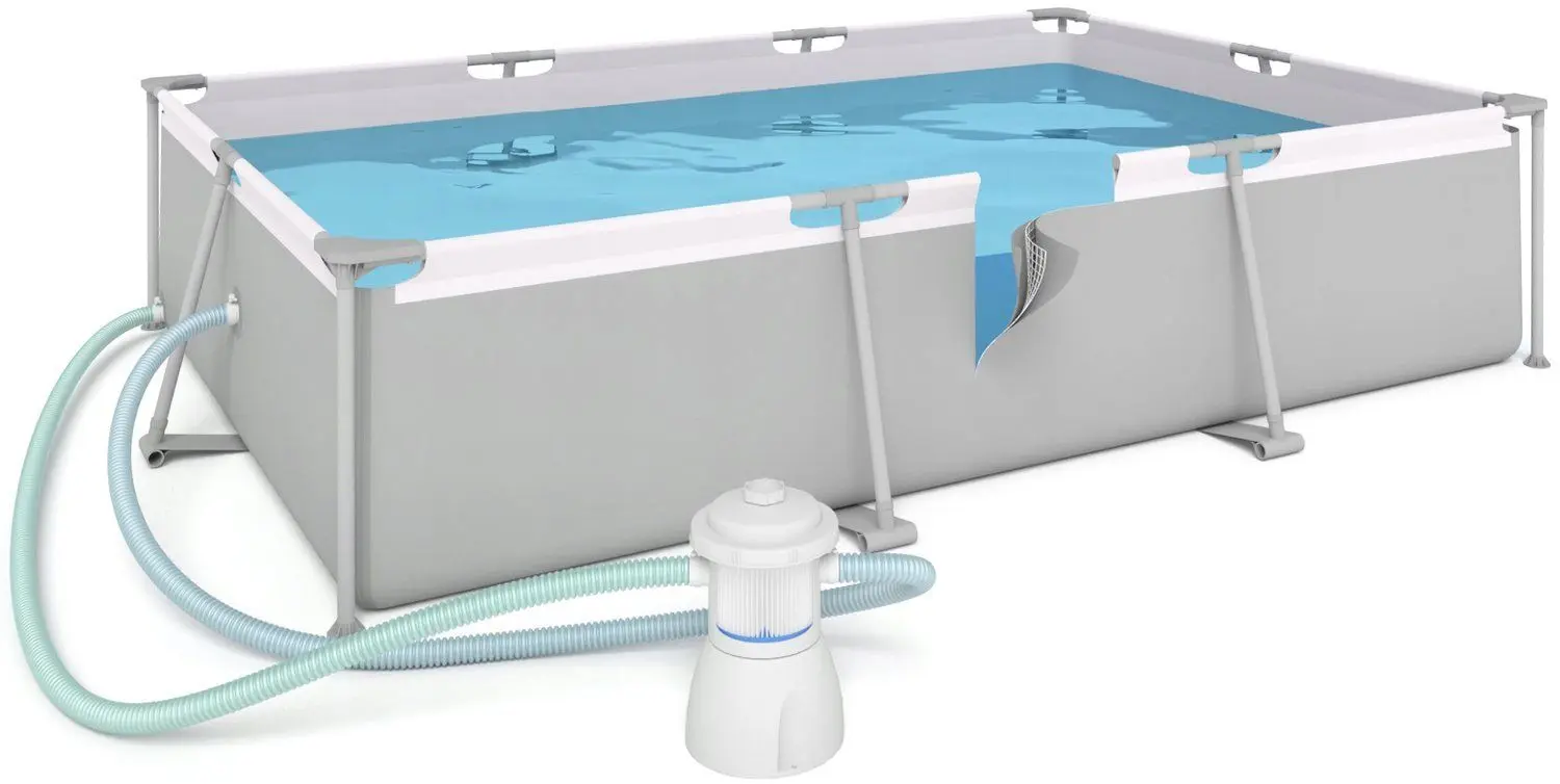 Piscina cu cadru 15in1 Avenli 2815 300x207x65cm (Grey)