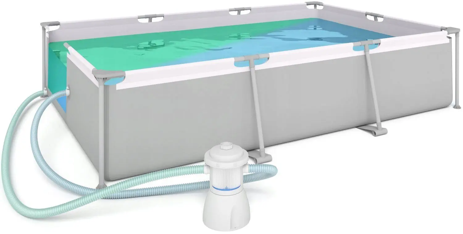 Piscina cu cadru 15in1 Avenli 2815 300x207x65cm (Grey)