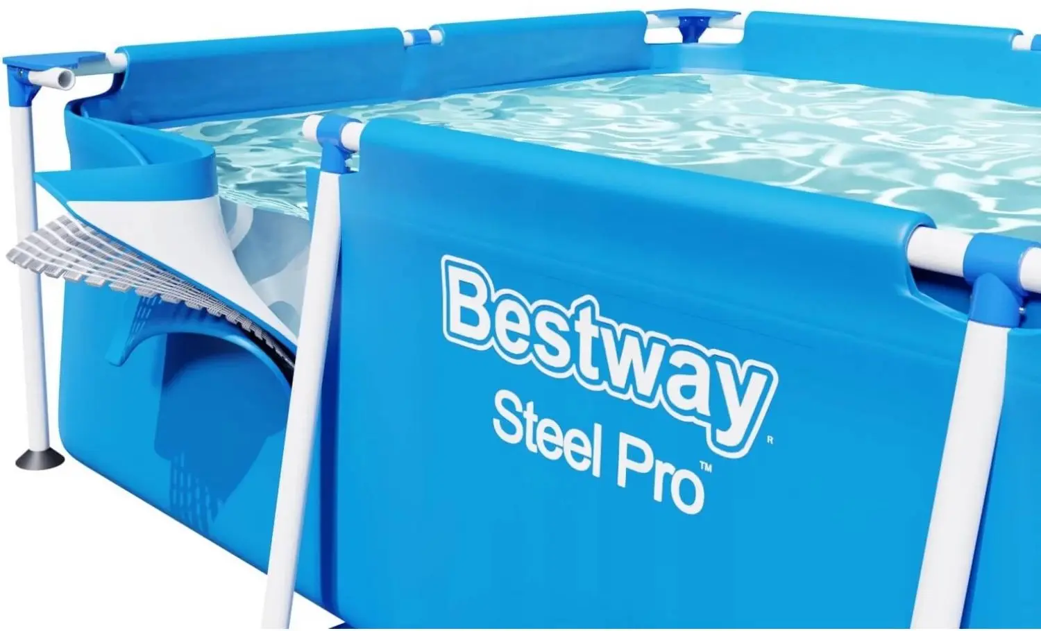 Каркасный бассейн Bestway Steel Pro 56403 BW (Blue) - 3