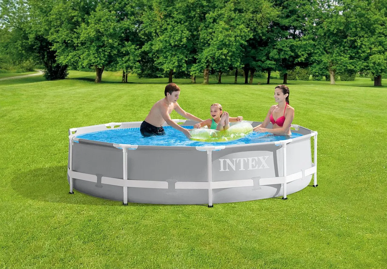 Piscina cu cadru Intex Prism Frame 26702 (Grey)