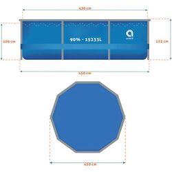 Каркасный бассейн 18в1 Avenli 691 450x122cm (Blue) Thumb