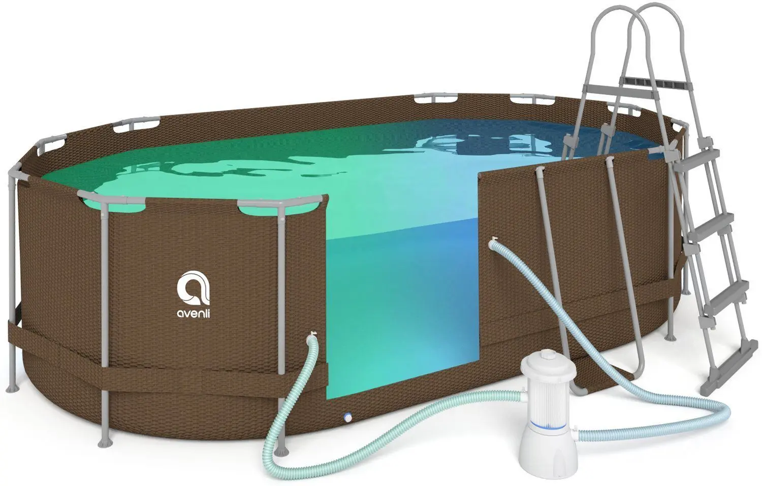 Каркасный бассейн 16в1 Avenli 2820 427x275x100cm (Brown)
