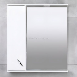 Dulap cu oglinda Bayro Dalas 750x750 (White)