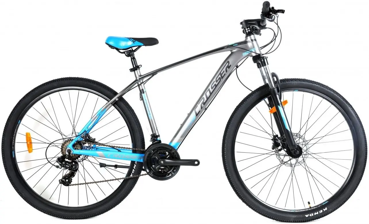 Велосипед Crosser X880 29 17 21S Shimano + Hydr Logan (Gray/Blue)