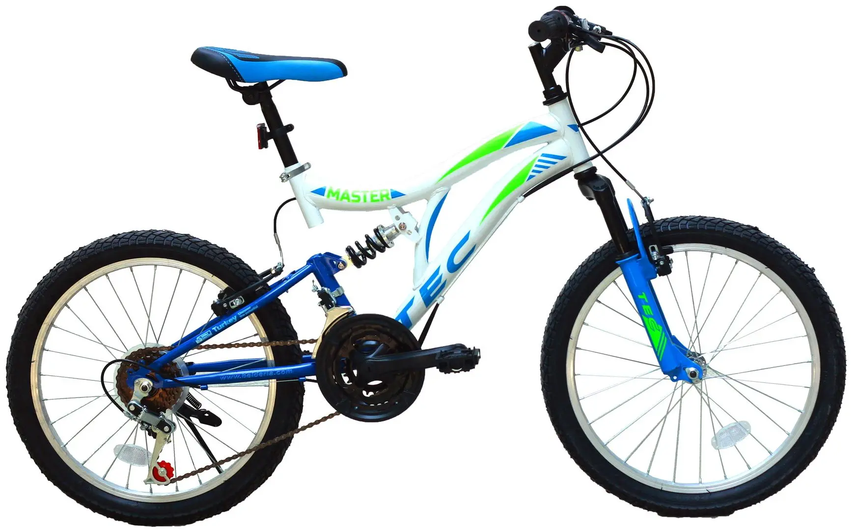 Bicicleta Belderia Tec Master R20 (White/Blue)