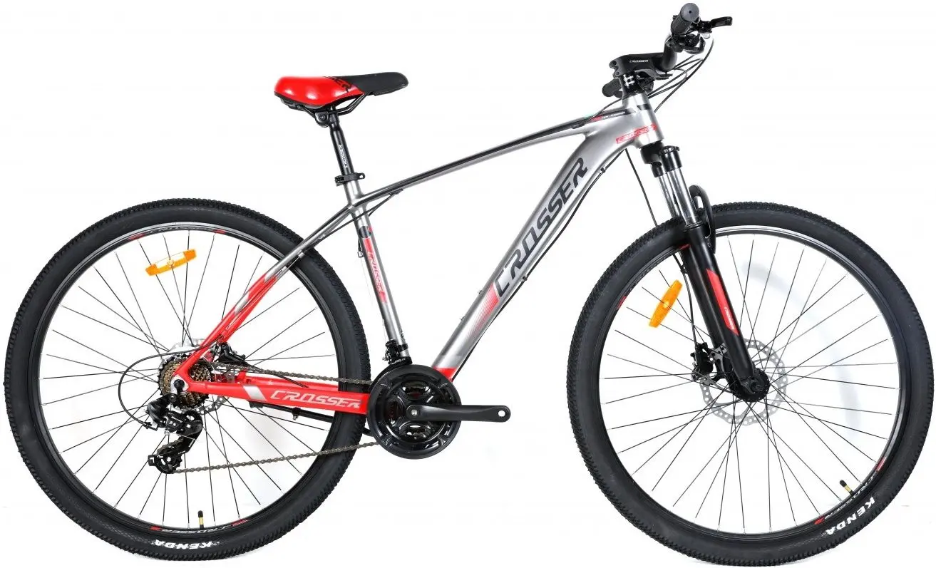 Велосипед Crosser X880 29 19 21S Shimano + Hydr Logan (Gray/Red)
