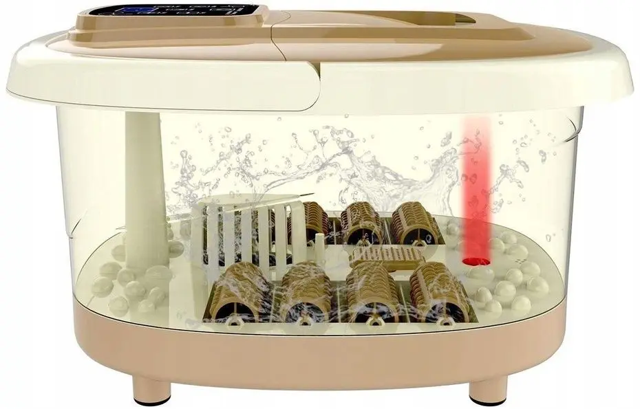 Cada cu masaj pentru picioare Malatec M15670 (Cream/Beige)