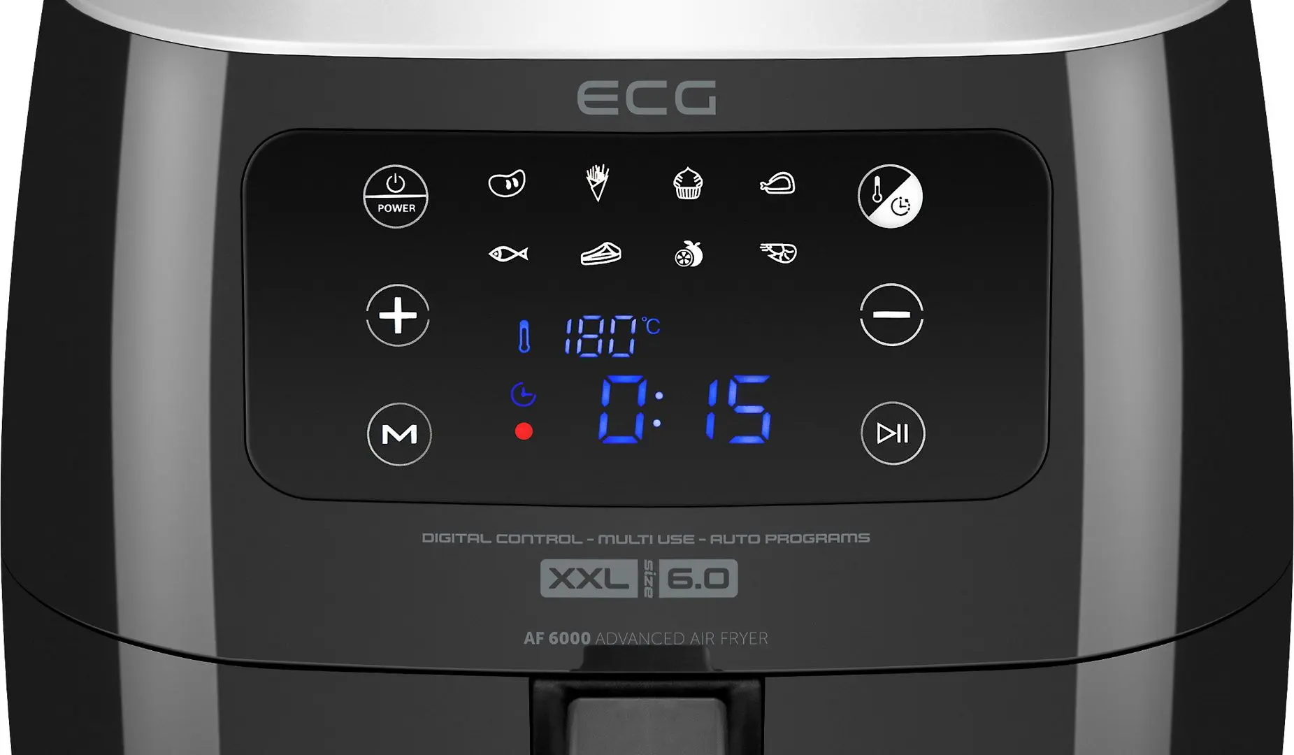 Аэрофритюрница ECG AF-6000 (Black)