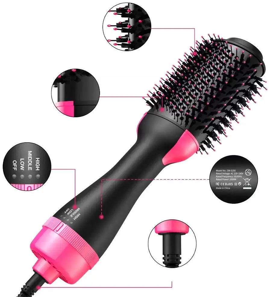 Uscator de par-perie Aptel AG750 (Black/Pink)