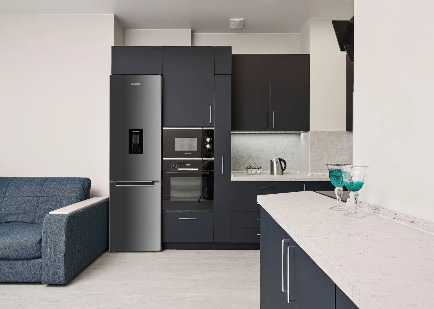 Frigider Albatros CFXD395E (Inox)