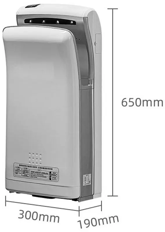 Электросушилка для рук Interhasa HSD-A1688 (White/Silver)