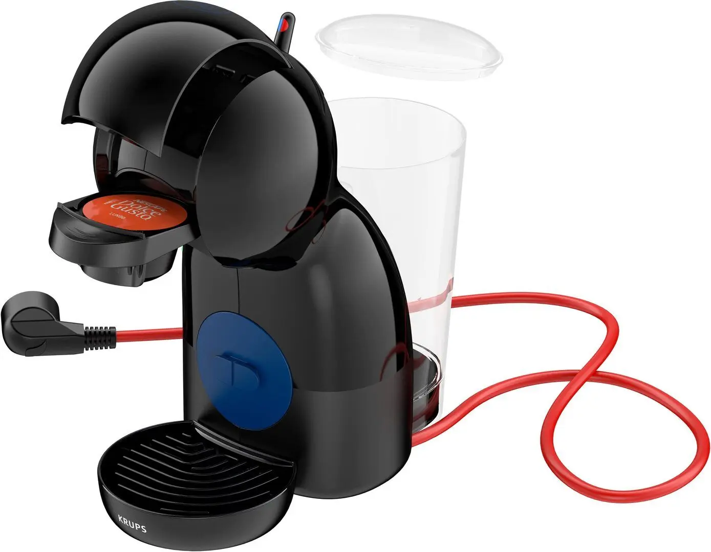 Cafetieră Krups Nescafe Dolce Gusto Piccolo XS KP1A0831 (Black/Blue)