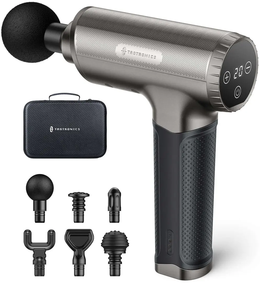 Pistol de masaj TaoTronics TT-PCA004 (Black/Silver)