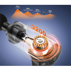 Pistol de masaj TaoTronics TT-PCA004 (Black/Silver) Thumb