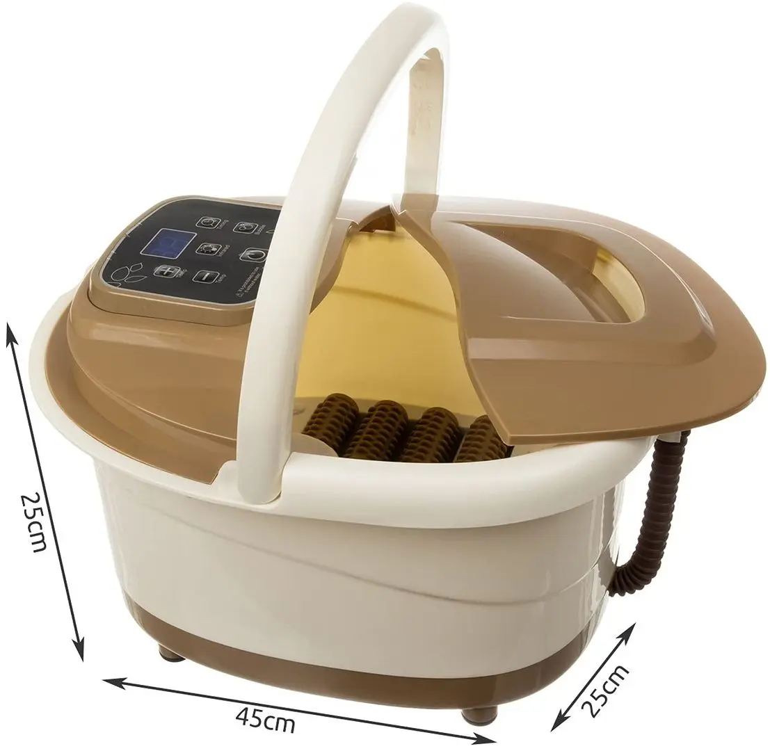 Cada cu masaj pentru picioare Malatec M15670 (Cream/Beige)