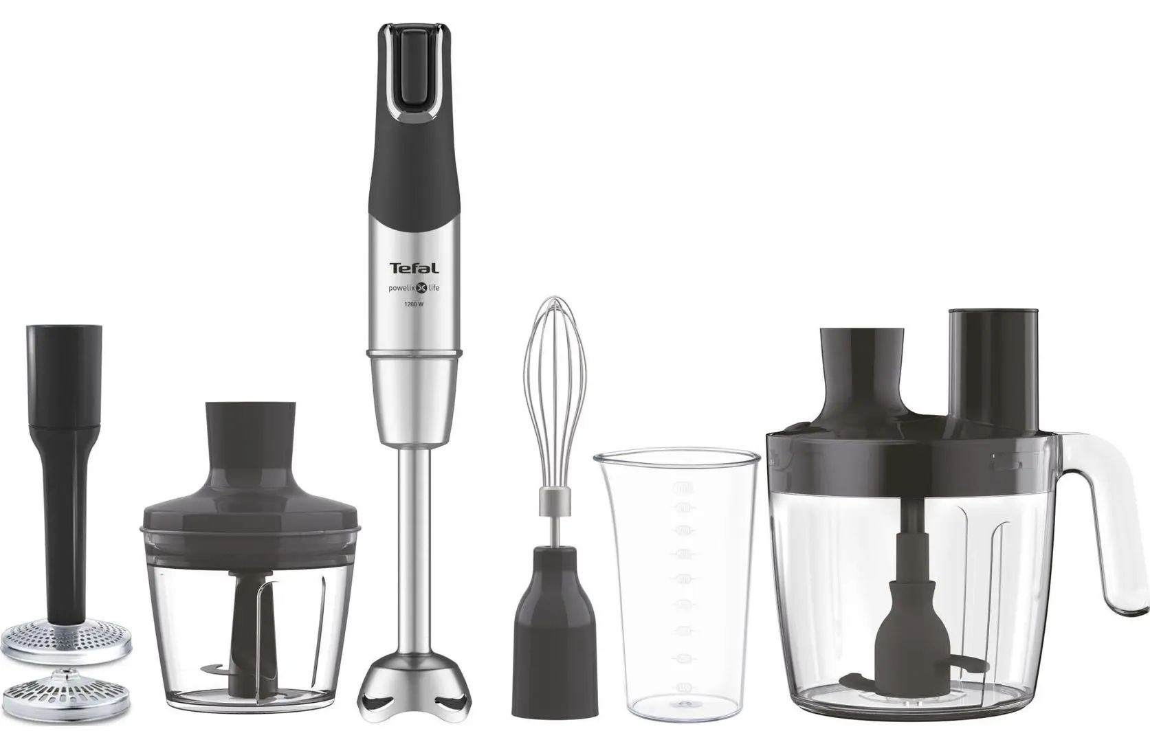 Blender submersibil Tefal InfinityForce Pro HB95LD38 (Black/Steel)