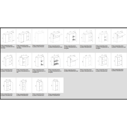 Модульная кухня Bayro Spring 12 2.6м (Rockford Hickory/Anthracite Gloss) Thumb