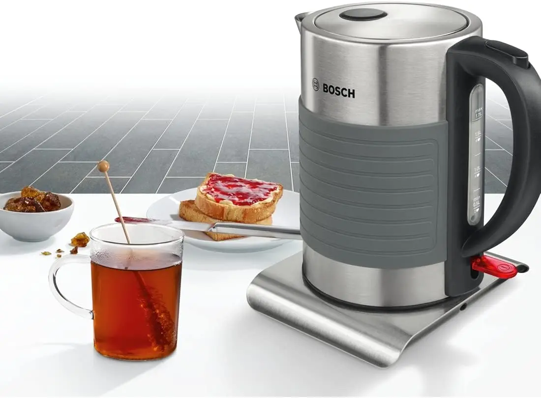 Электрочайник Bosch TWK7S05 (Inox/Grey)