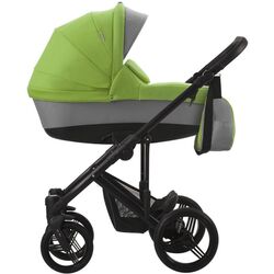 Carucior universal 2in1 Bebetto Magnum 193 Black Frame (Green)