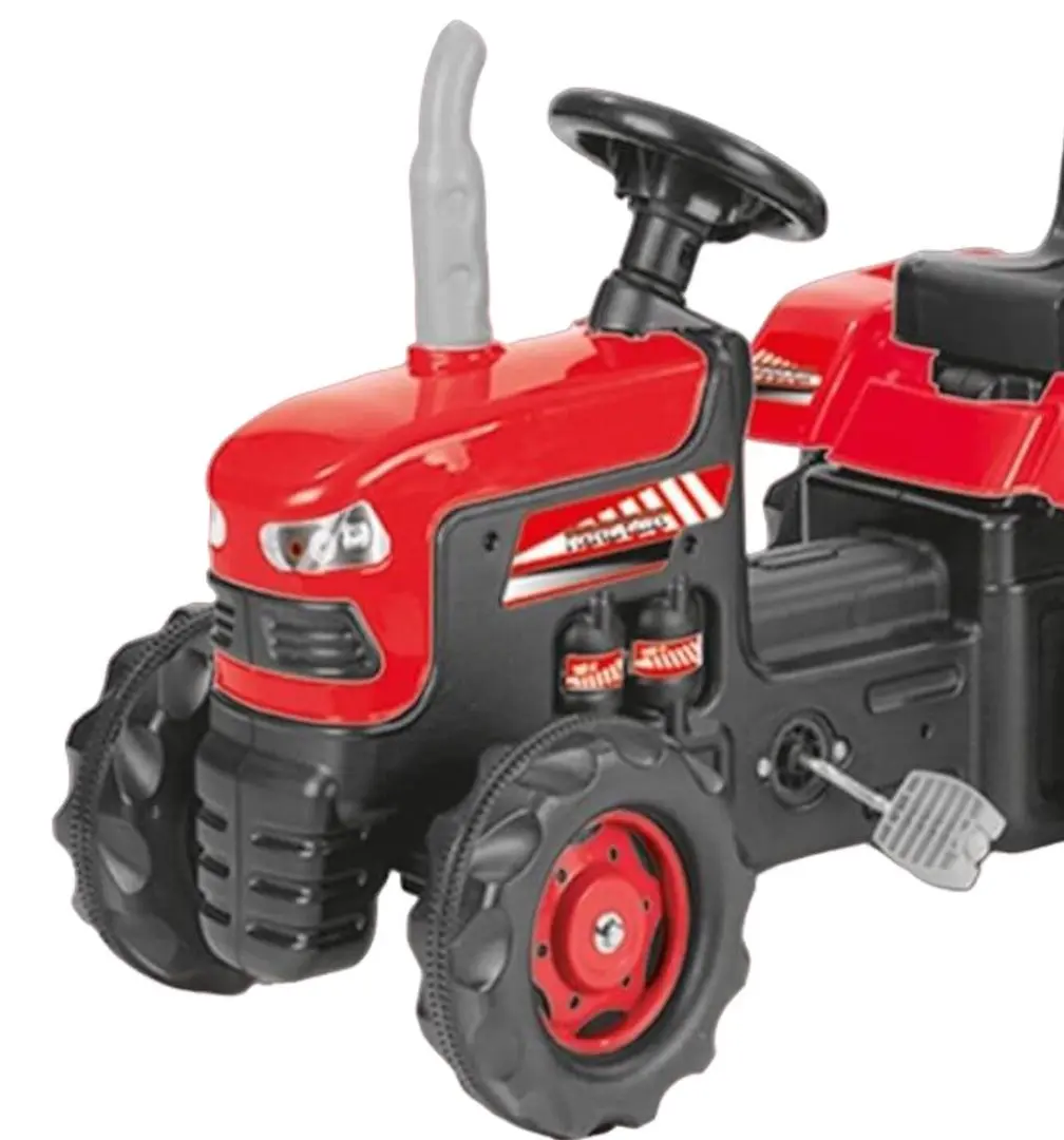 Tractor cu pedale cu remorca Dolu 8153 (Red/Black)