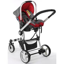 Carucior modular 3in1 Plebani P4 Trio (Red) Thumb