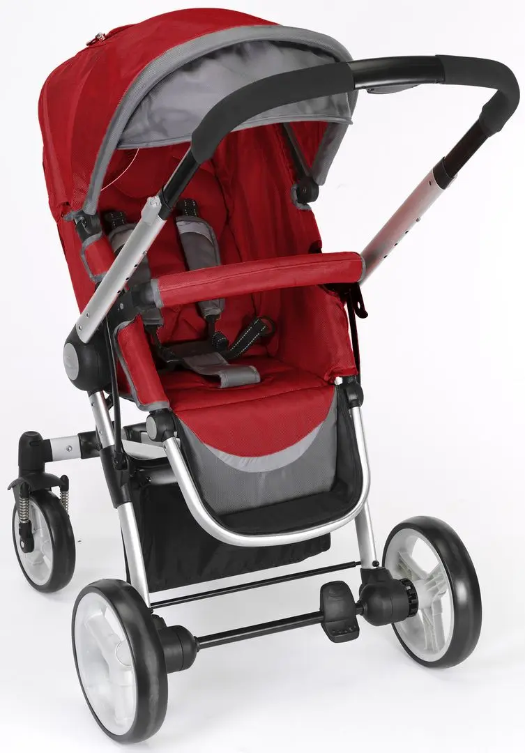 Carucior modular 3in1 Plebani P4 Trio (Red) - 9