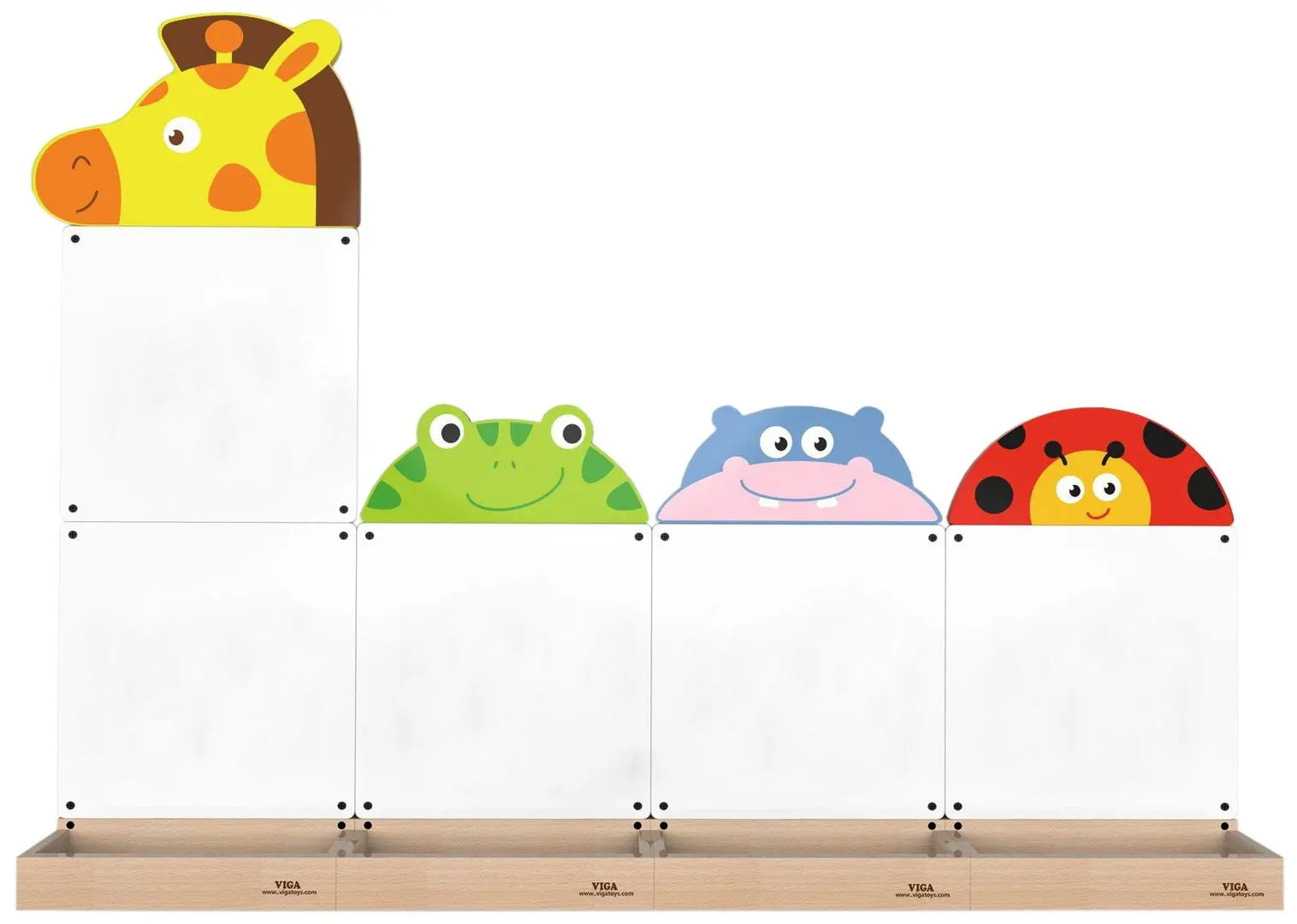 Set placi magnetice Viga Animals 50776