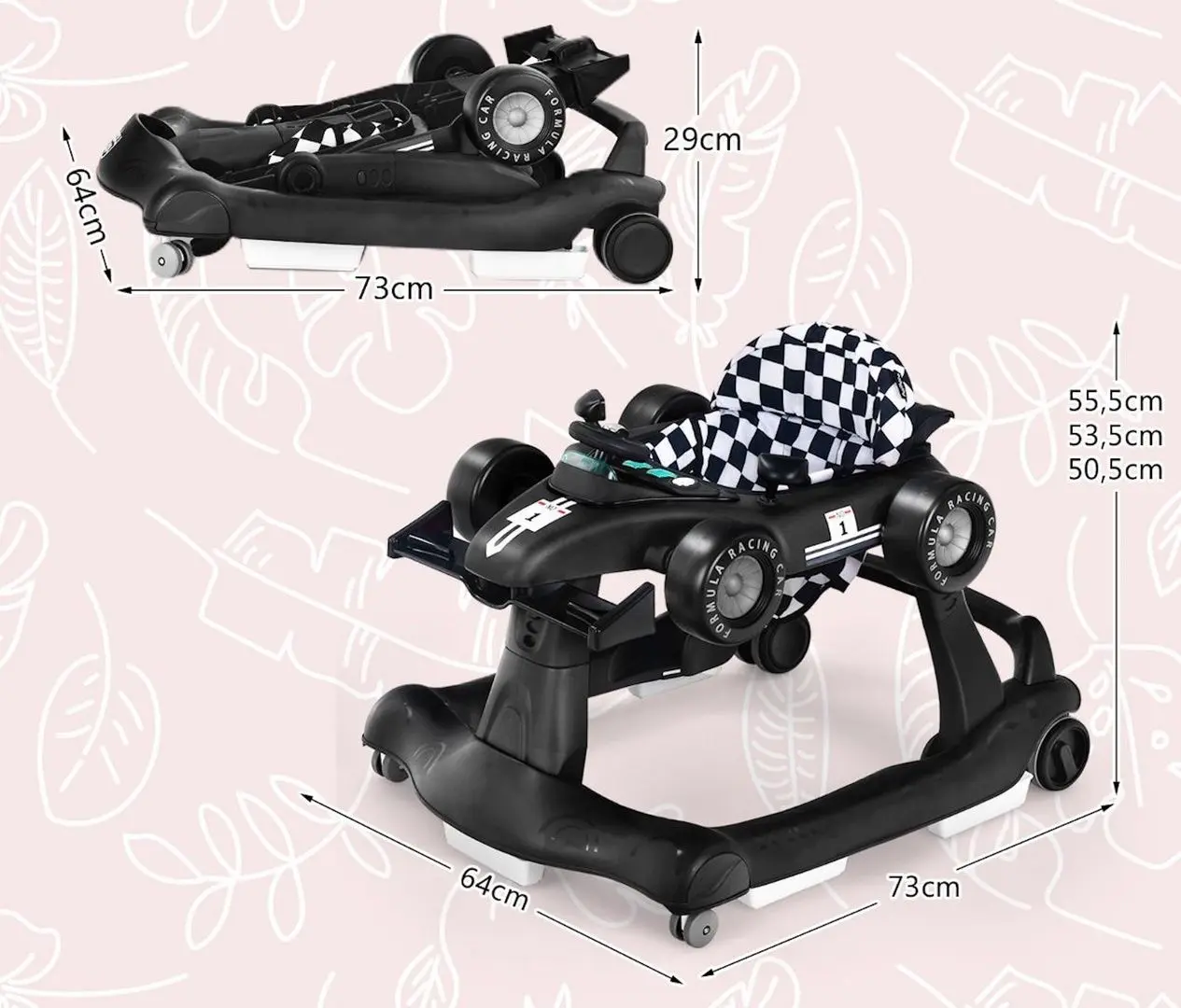 Premargator 4in1 Costway BC10229DK (Black)