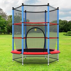 Батут с защитной сеткой Sportmann SM3040 (Blue/Red/Black) Thumb