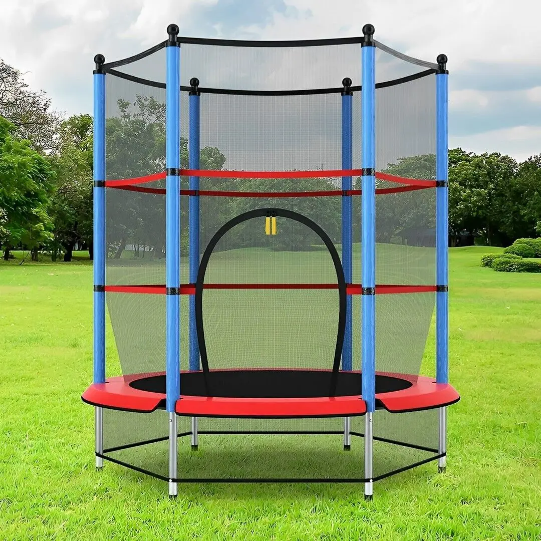 Батут с защитной сеткой Sportmann SM3040 (Blue/Red/Black) - 5