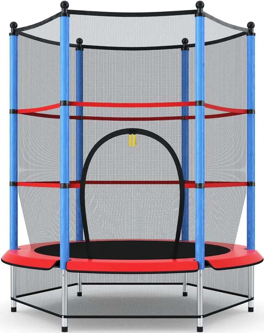 Батут с защитной сеткой Sportmann SM3040 (Blue/Red/Black)