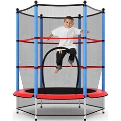 Батут с защитной сеткой Sportmann SM3040 (Blue/Red/Black) Thumb