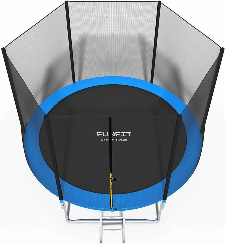 Trambulina cu plasa de protectie FunFit 846 312cm (Blue/Black)