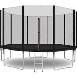 Trambulina cu plasa de protectie Malatec 3252 366cm (Black)