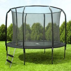 Батут с защитной сеткой Malatec 9816 244cm (Black) Thumb