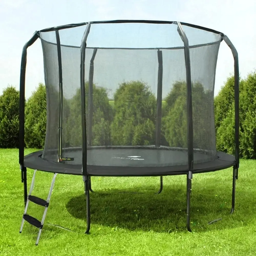 Батут с защитной сеткой Malatec 9816 244cm (Black) - 4