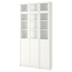 Biblioteca Ikea Billy/Oxberg sticla 120x30x237 (Alb) Thumb