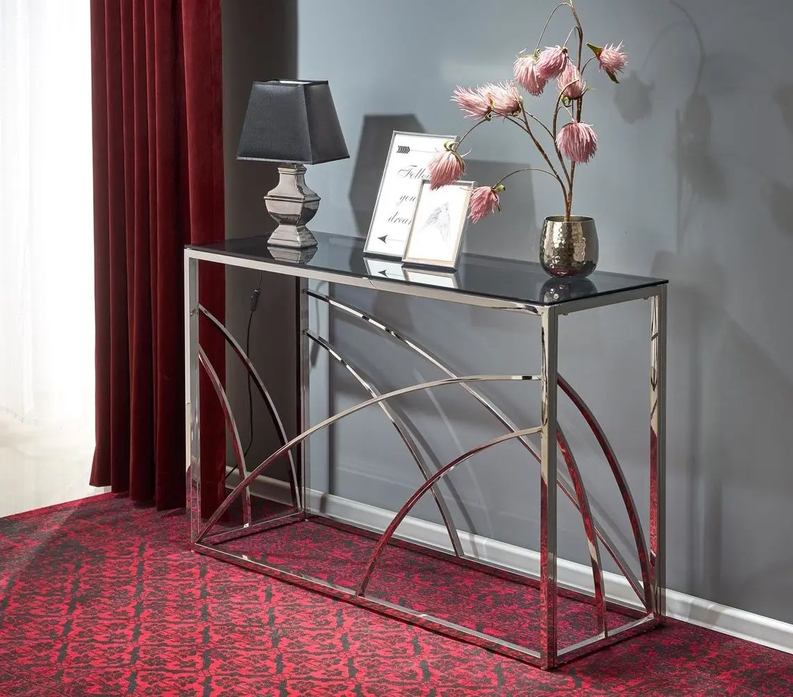 Masa auxiliara Halmar KN5 (Silver/Smoky)