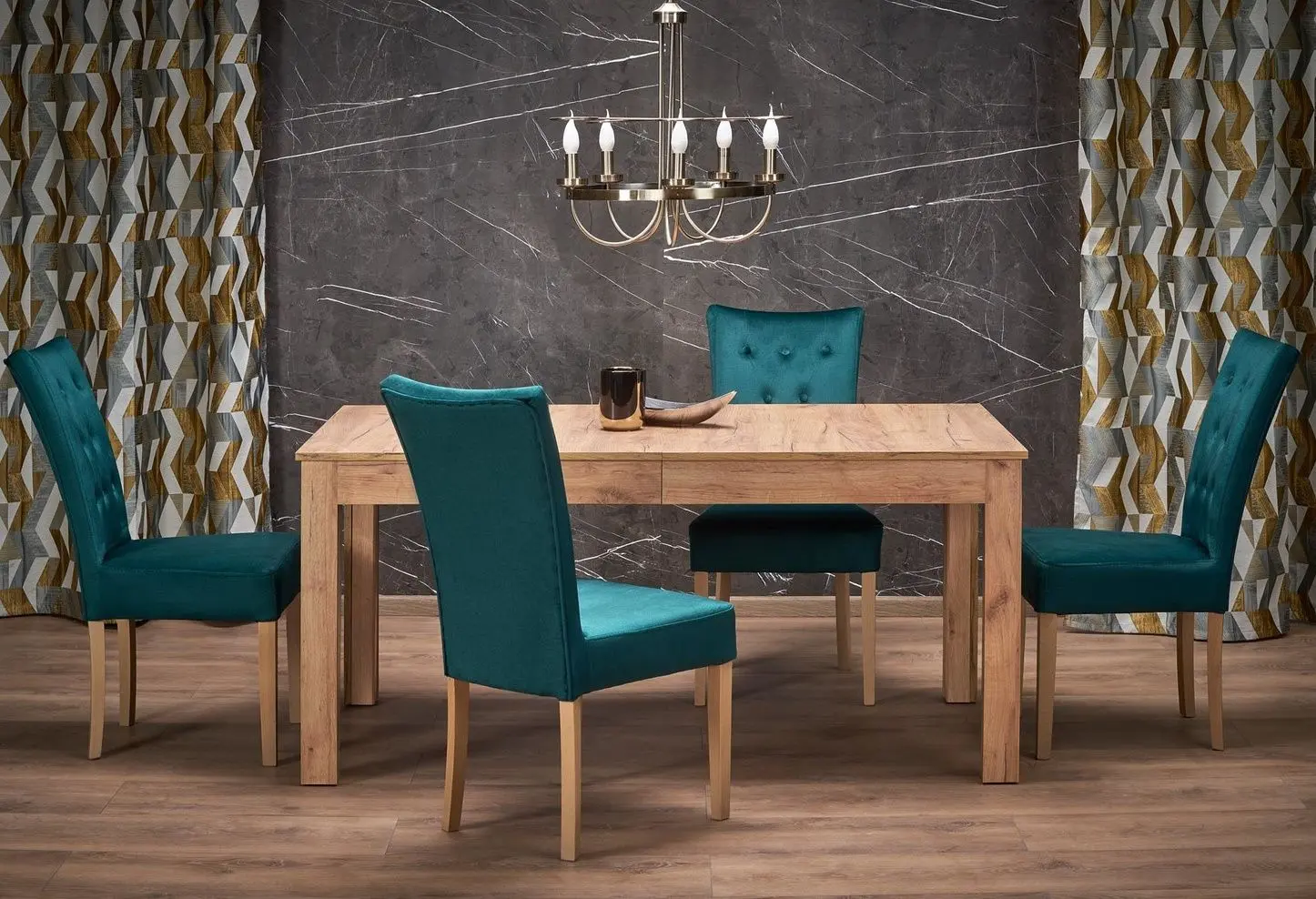 Стол раскладной Halmar Seweryn 160-300x90cm (Craft Oak)