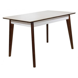 Masa plianta DP MG-A05 120/150x75cm (White/Brown) Thumb