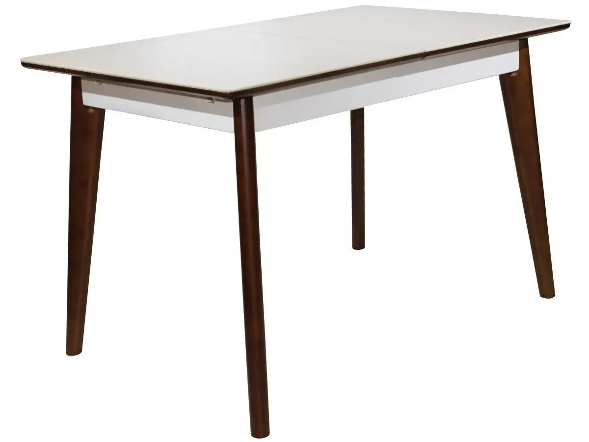 Masa plianta DP MG-A05 120/150x75cm (White/Brown)