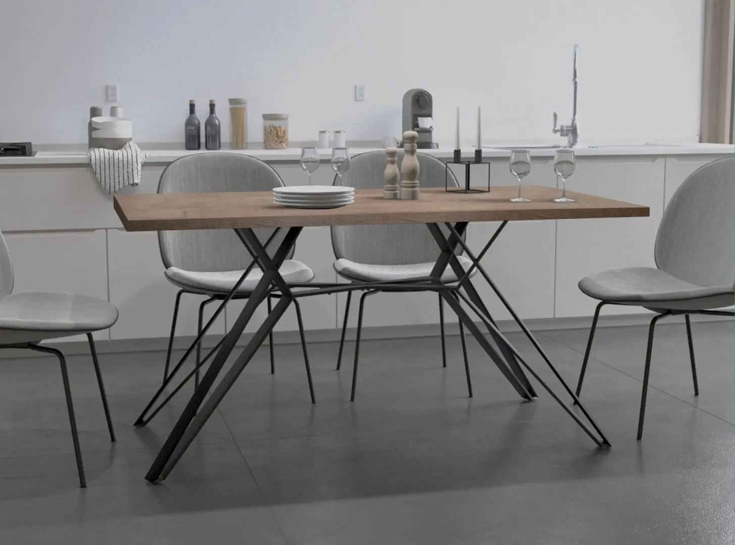 Стол DP Selena 180x90cm (Brown)