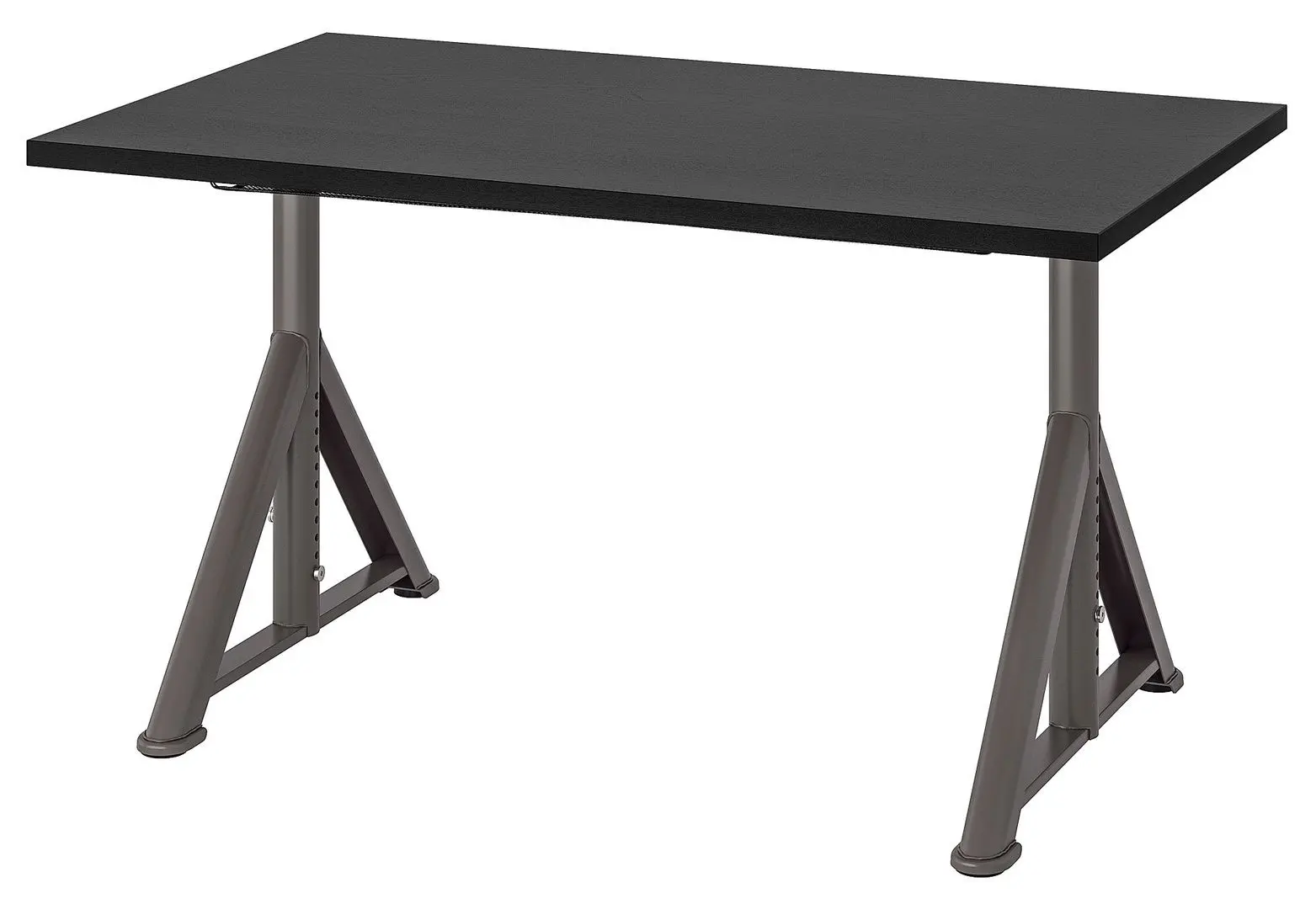Masa de birou Ikea Idasen 120x70 (Negru/Gri Inchis)