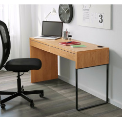 Письменный стол Ikea Micke 142x50 (Имитация Дуба)