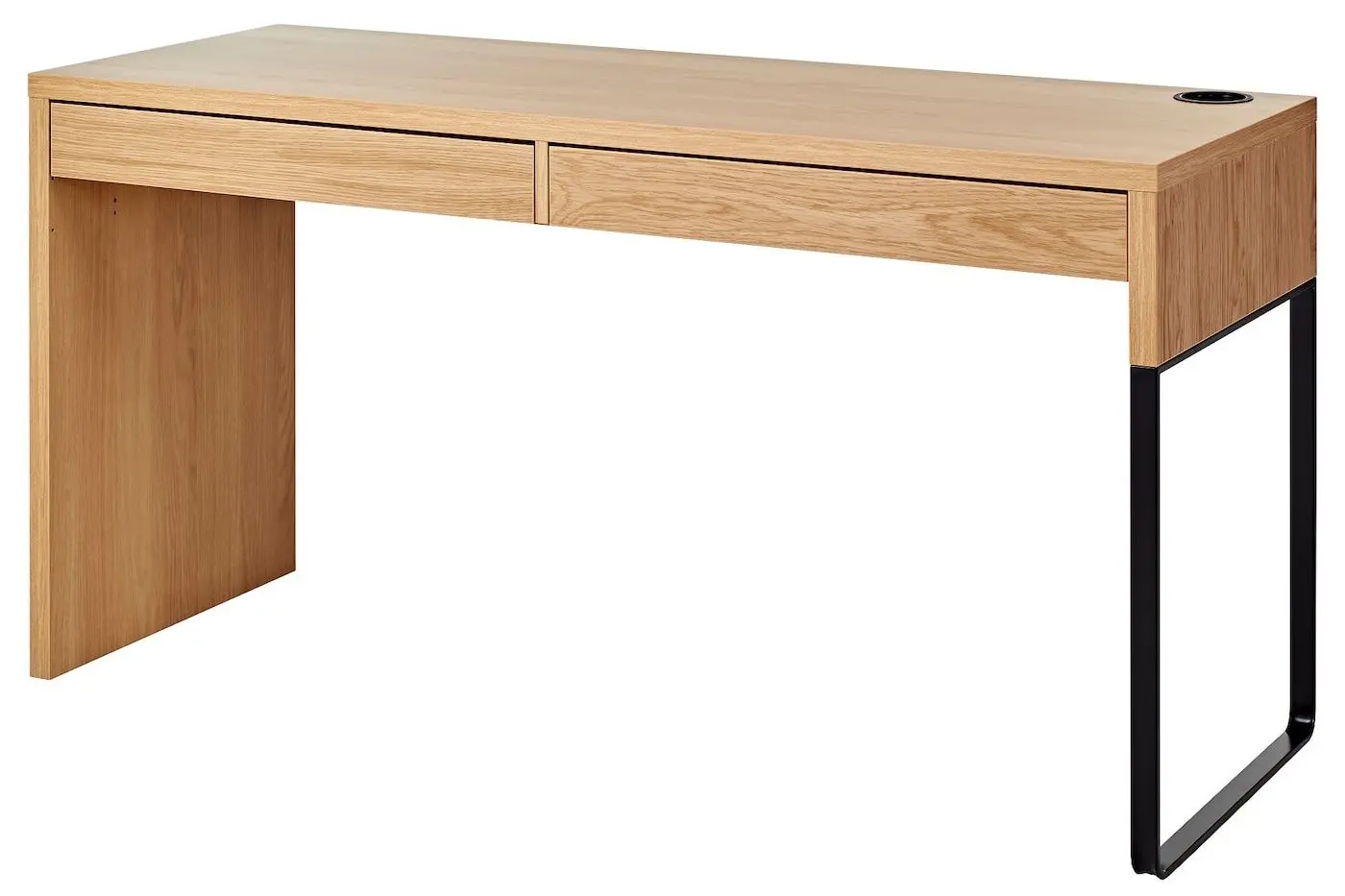 Masa de birou Ikea Micke 142x50 (Aspect Stejar)