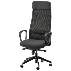 Fotoliu rotativ Ikea Markus/Vissle (Gri inchis) Thumb