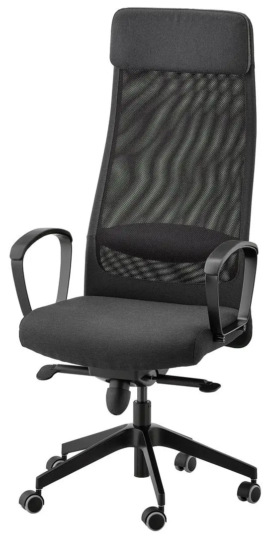 Fotoliu rotativ Ikea Markus/Vissle (Gri inchis)