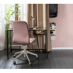 Письменный стол Ikea Vittsjo 100x36 (Черно-Коричневый/Стекло) Thumb