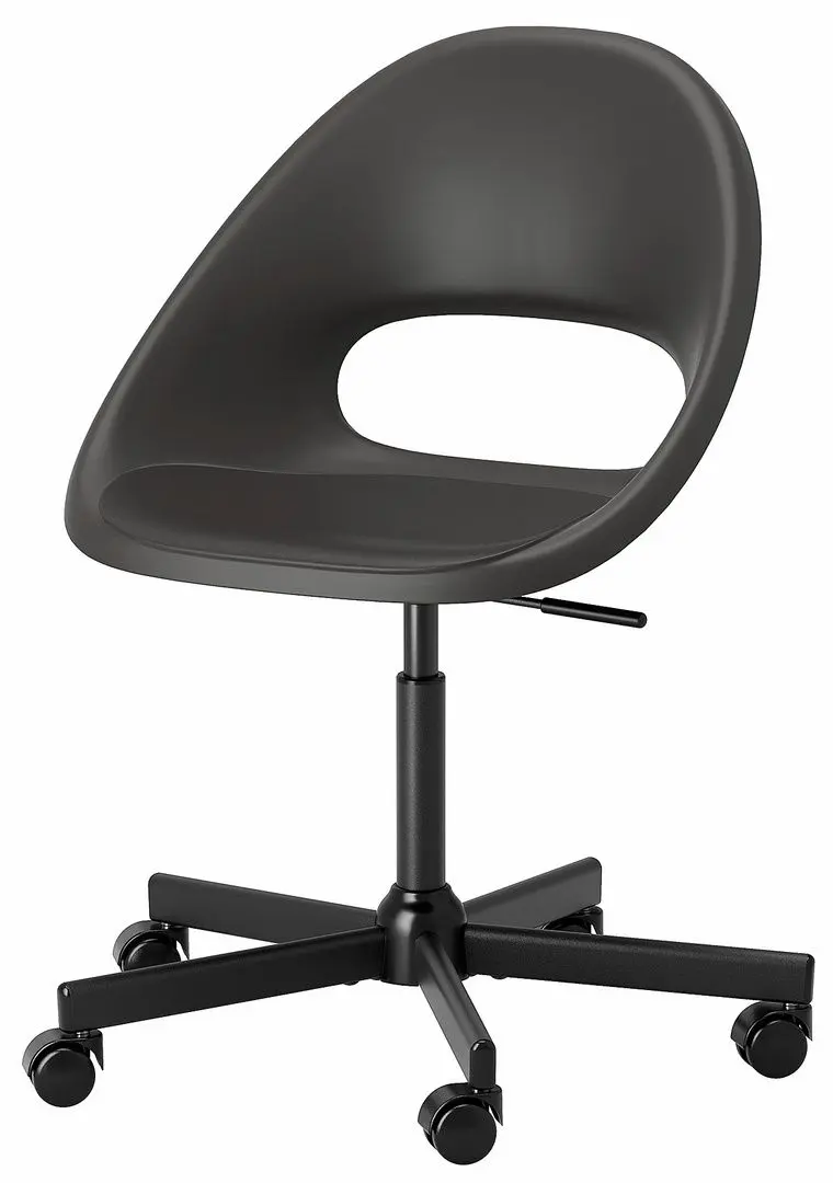 Fotoliu Ikea Eldberget/Malskar rotativ (Gri inchis/Negru)