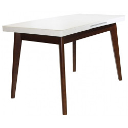 Masa extensibila DP MG-A06 120/150x70cm (White/Dark Brown) Thumb